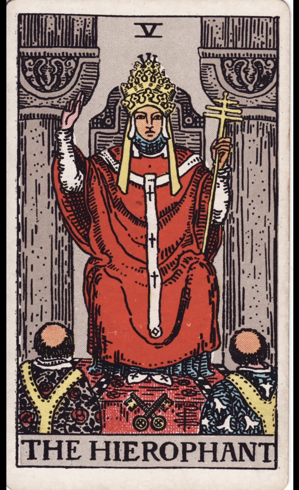 The Hierophant tarot card